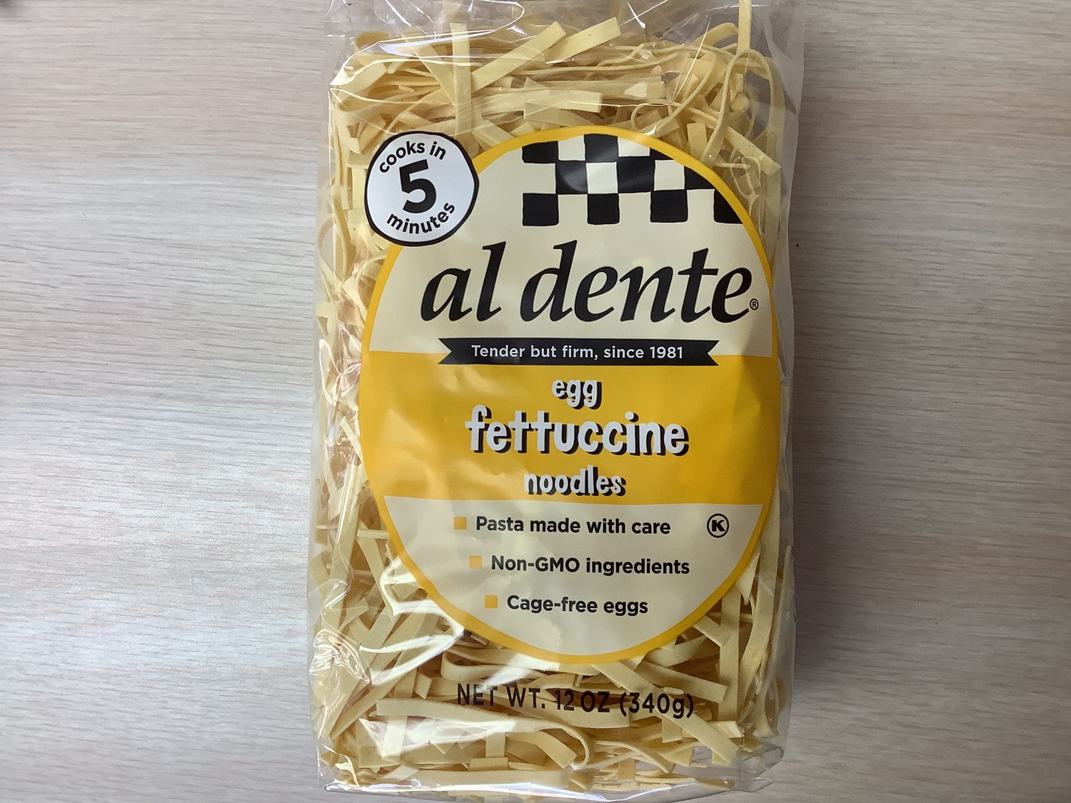 AL DENTE PASTA EGG FETTUCCINE NOODLES 12 OZ