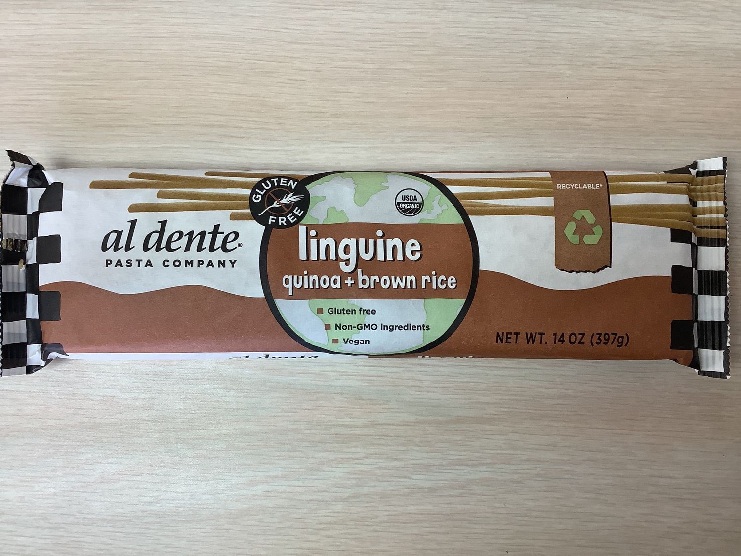 AL DENTE QUINOA BROWN RICE LINGUINE GLUTEN FREE PASTA 14 oz