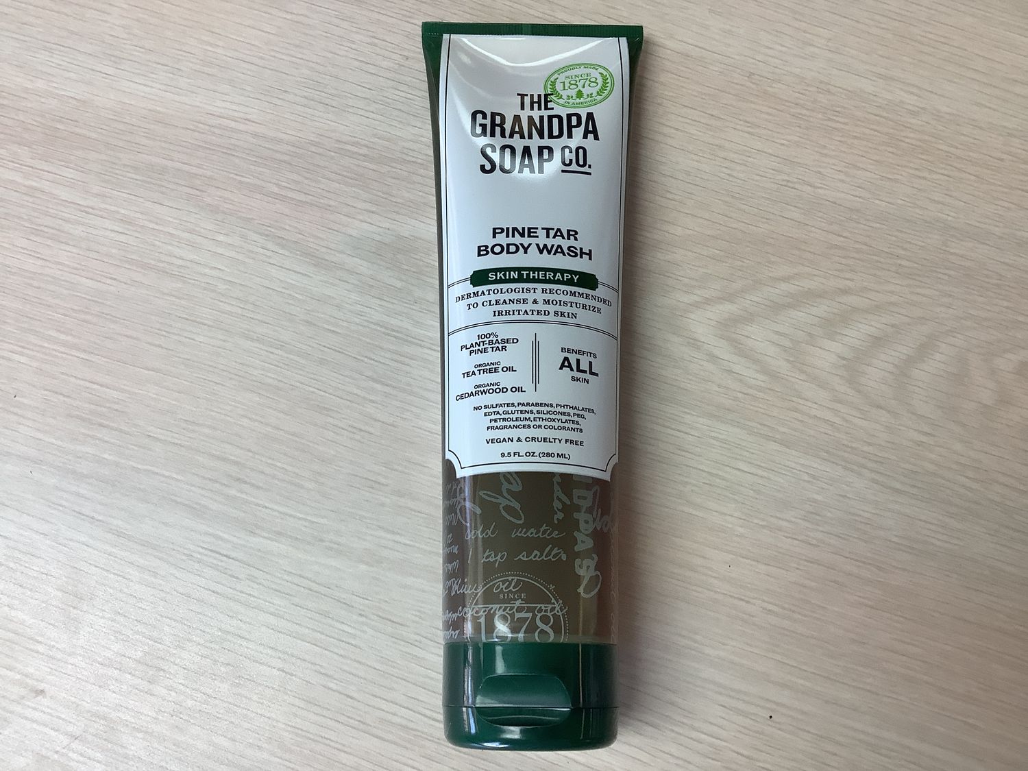 GRANDPAS PINE TAR BODY WASH 9.5 OZ