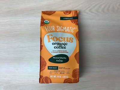 FOUR SIGMATIC ORGANIC Coffee Mushroom Ground THINK With Lions Mane 12 OZ