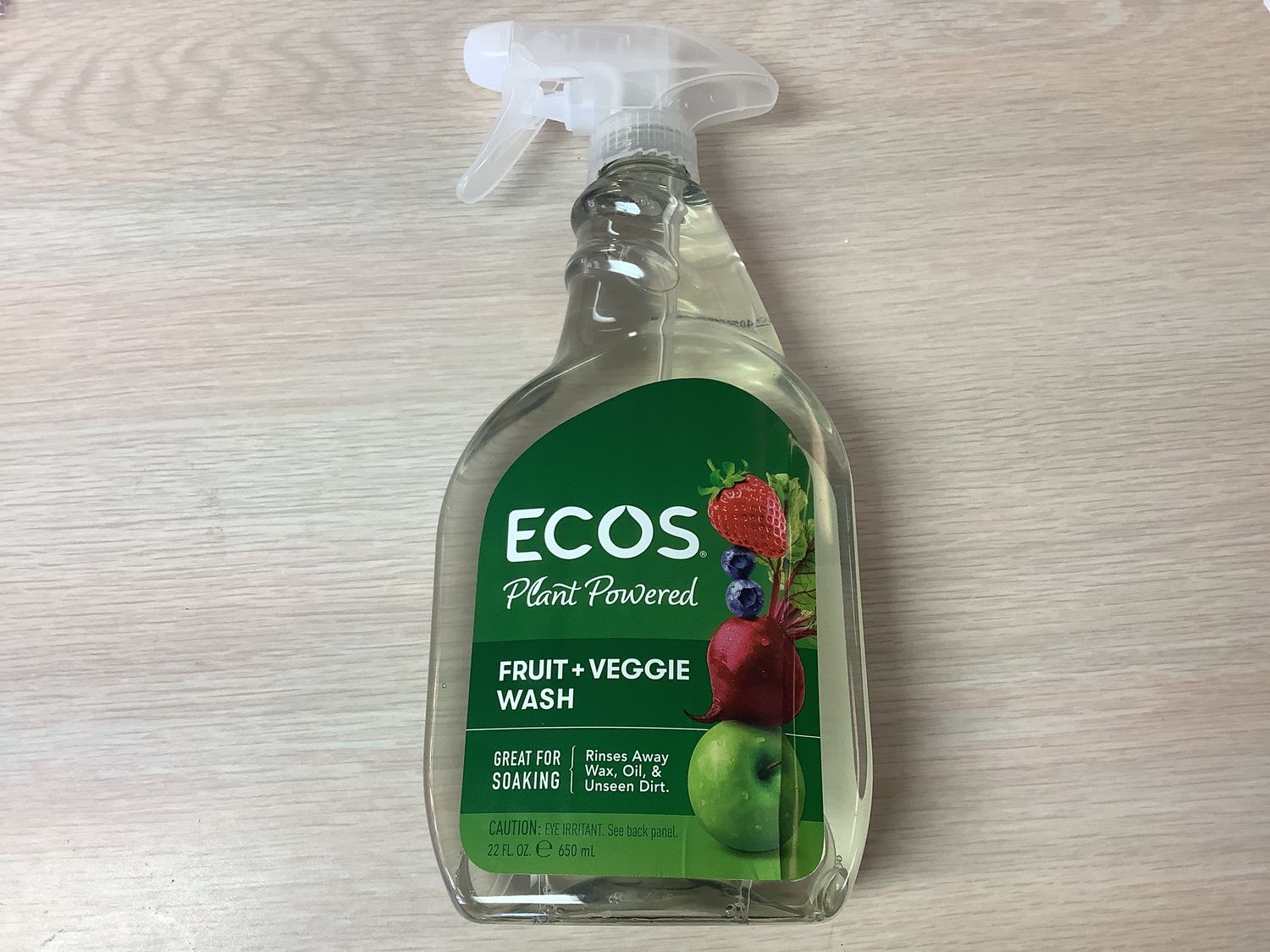 ECOS FRUIT &amp; VEGGIE WASH 22 OZ