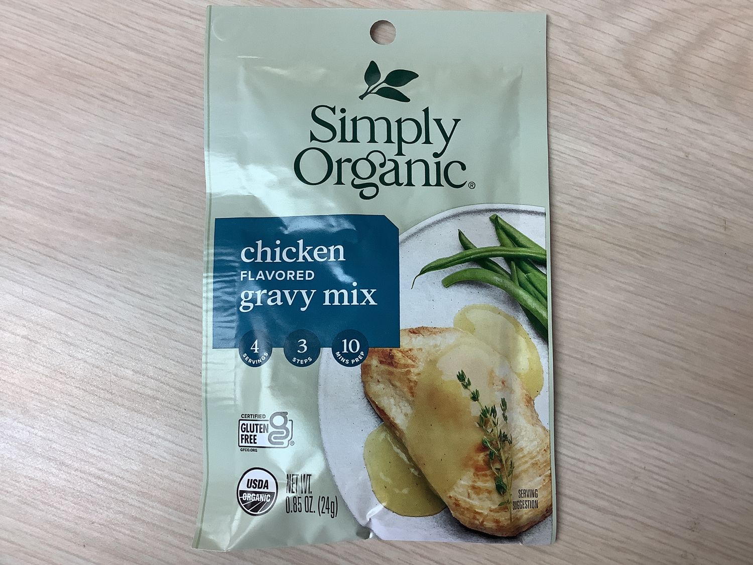 SIMPLY ORGANIC Chicken Gravy Sauce mix