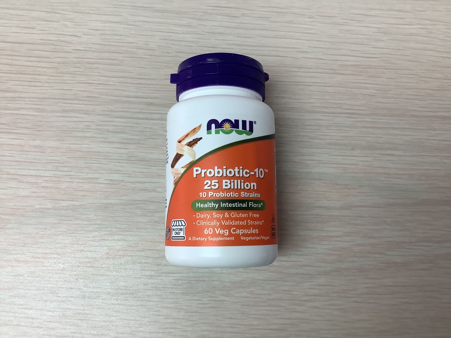 NOW PROBIOTIC-10 25 BILLION 60 VCAP (IN-STORE ONLY)