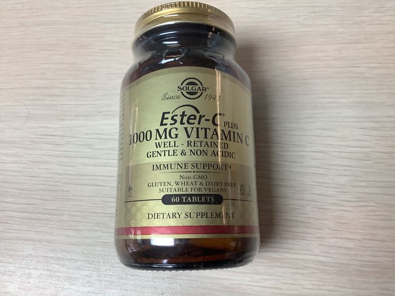 SOLGAR Ester-C Plus 1000 mg Vitamin C Tablets (Ester-C Ascorbate Complex) 60