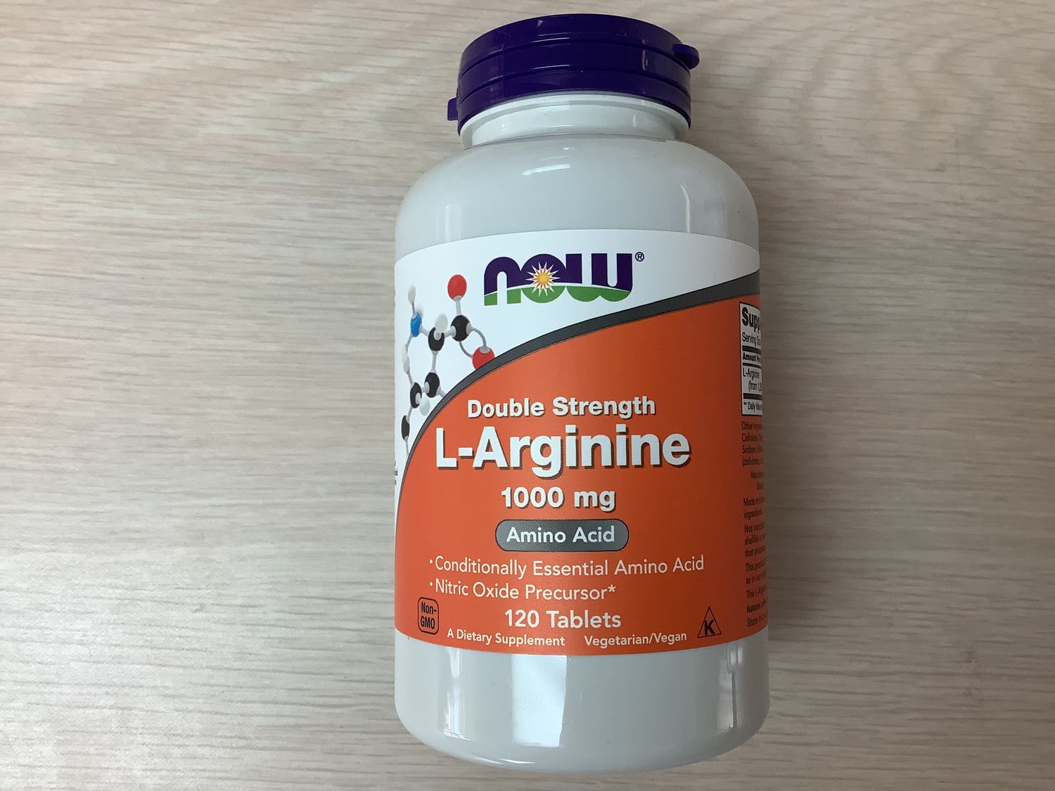 NOW L-ARGININE 1000mg 120 TABS