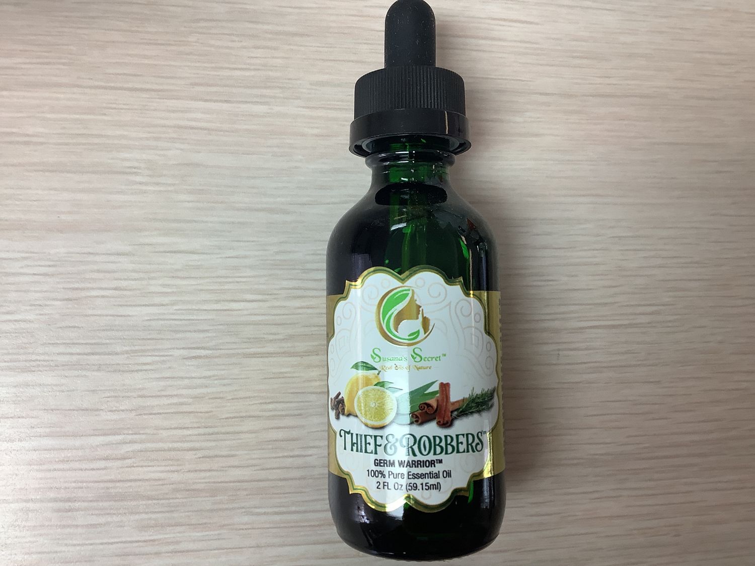 SUSANAS SECRET Thief &amp; Robbers Essential Oil Blend 2 oz