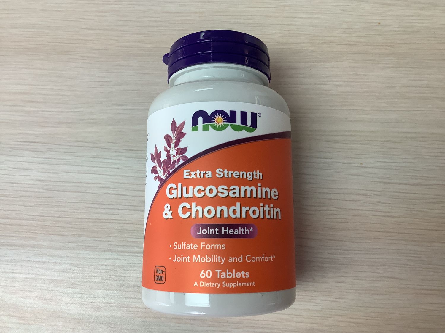 NOW GLUCOSAMINE &amp; CHONDROITIN 2X 750/600mg 60 TABS
