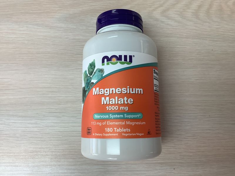 NOW MAGNESIUM MALATE 1000mg 180 TABS