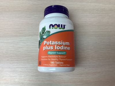 NOW POTASSIUM PLUS IODINE 180 TABS