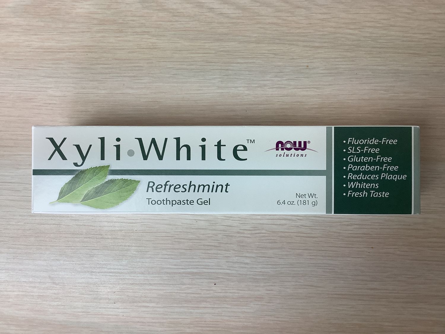 NOW Xyliwhite Refreshmint Toothpaste Gel 6.4 OZ