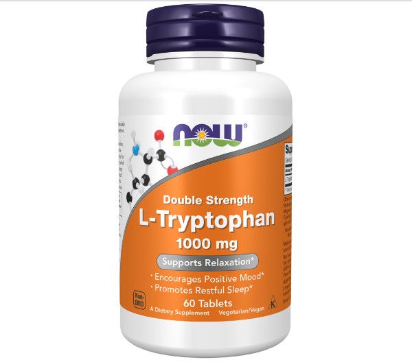 NOW L-TRYPTOPHAN 1000MG 60 TABS