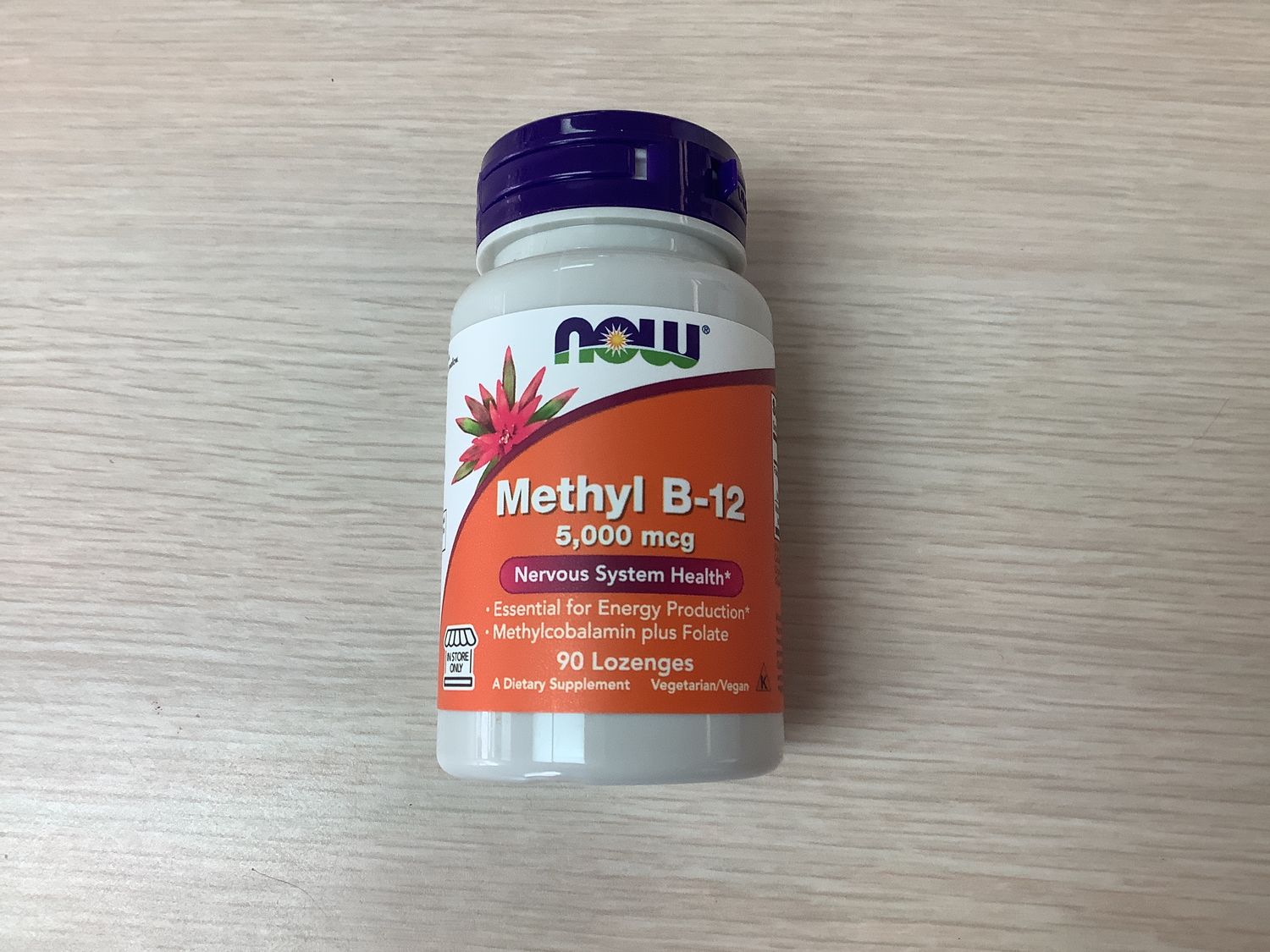NOW METHYL B-12 5000 mcg 90 loz (IN-STORE ONLY)
