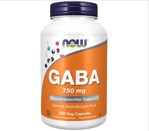 NOW GABA 750mg 200 VCAPS