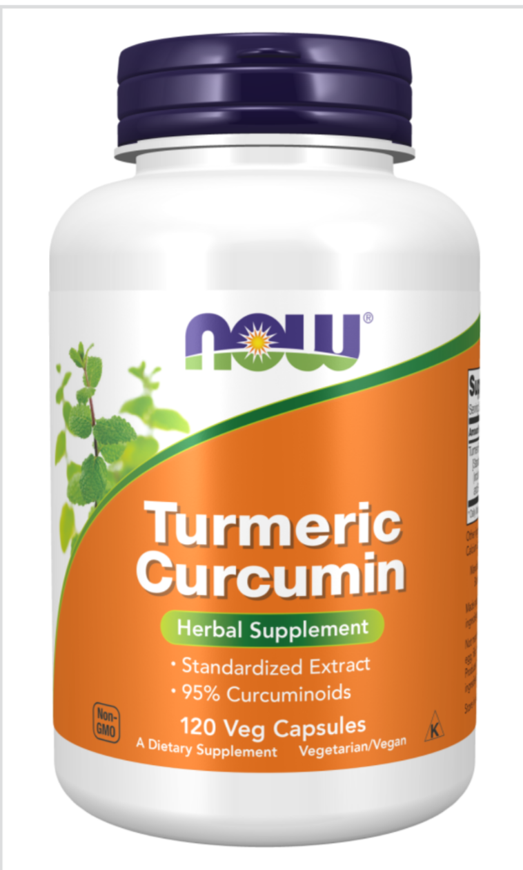 NOW TURMERIC CURCUMIN (630 mg)120 veg caps