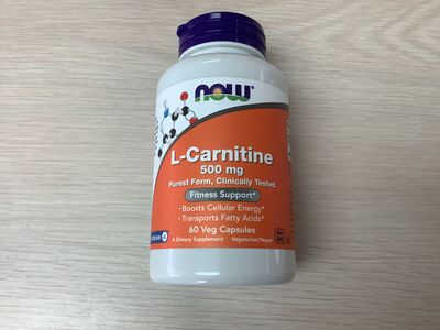 NOW L-CARNITINE 500mg 60 VCAPS