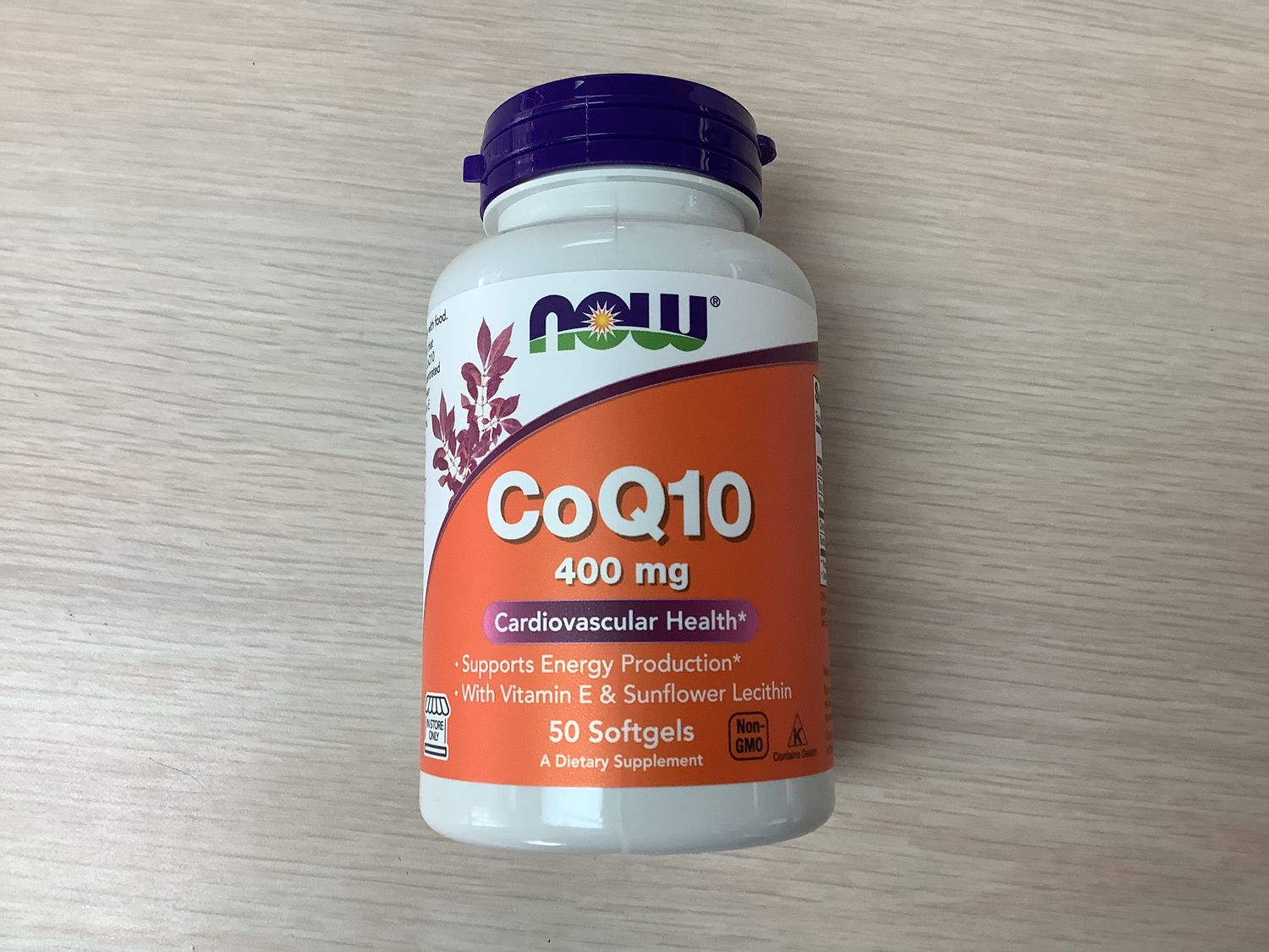 NOW® CoQ10 400mg  50 SOFTGELS (IN-STORE ONLY)