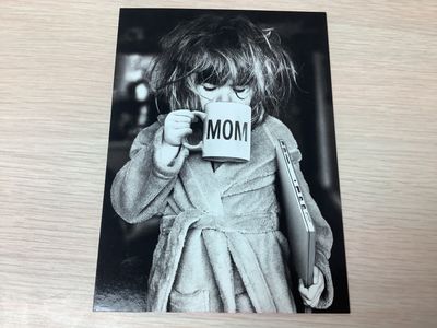 AVANTI LITTLE GIRL COFFEE MUG MOTHERS DAY CARD
