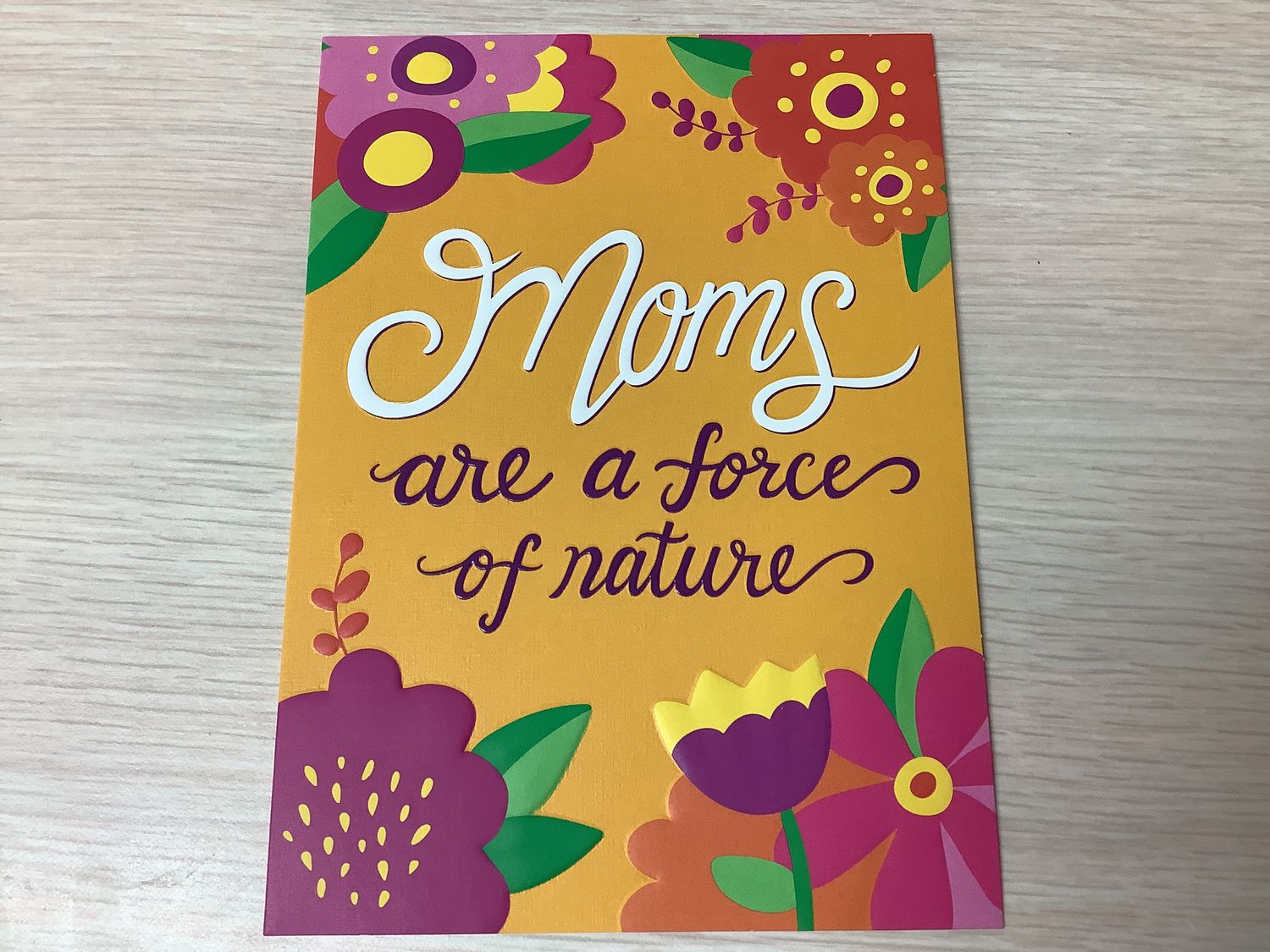 AVANTI MOMS ARE A FORCE OF NATURE MOTHERS DAY CARD