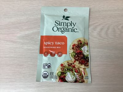 SIMPLY ORGANIC  Spicy Taco Seasoning Mix 1.13 oz