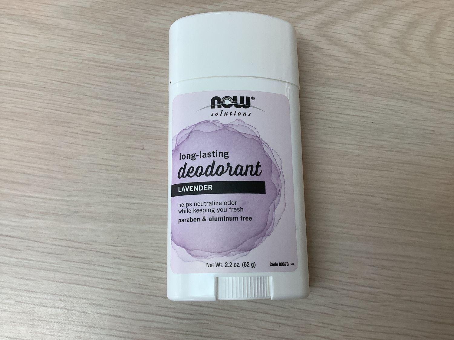 NOW LONG LASTING DEODORANT STICK LAVENDER 2.2 OZ