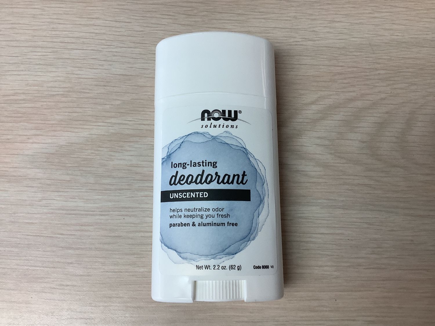 NOW LONG LASTING DEODORANT STICK UNSCENTED 2.2 OZ