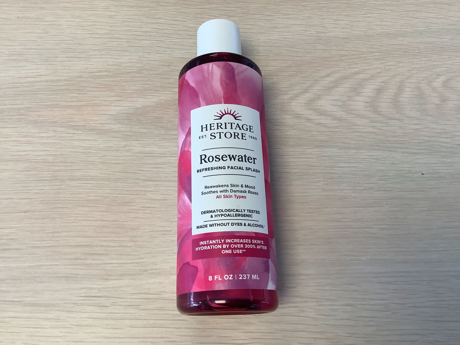HERITAGE STORE ROSE FLOWER WATER 8 oz