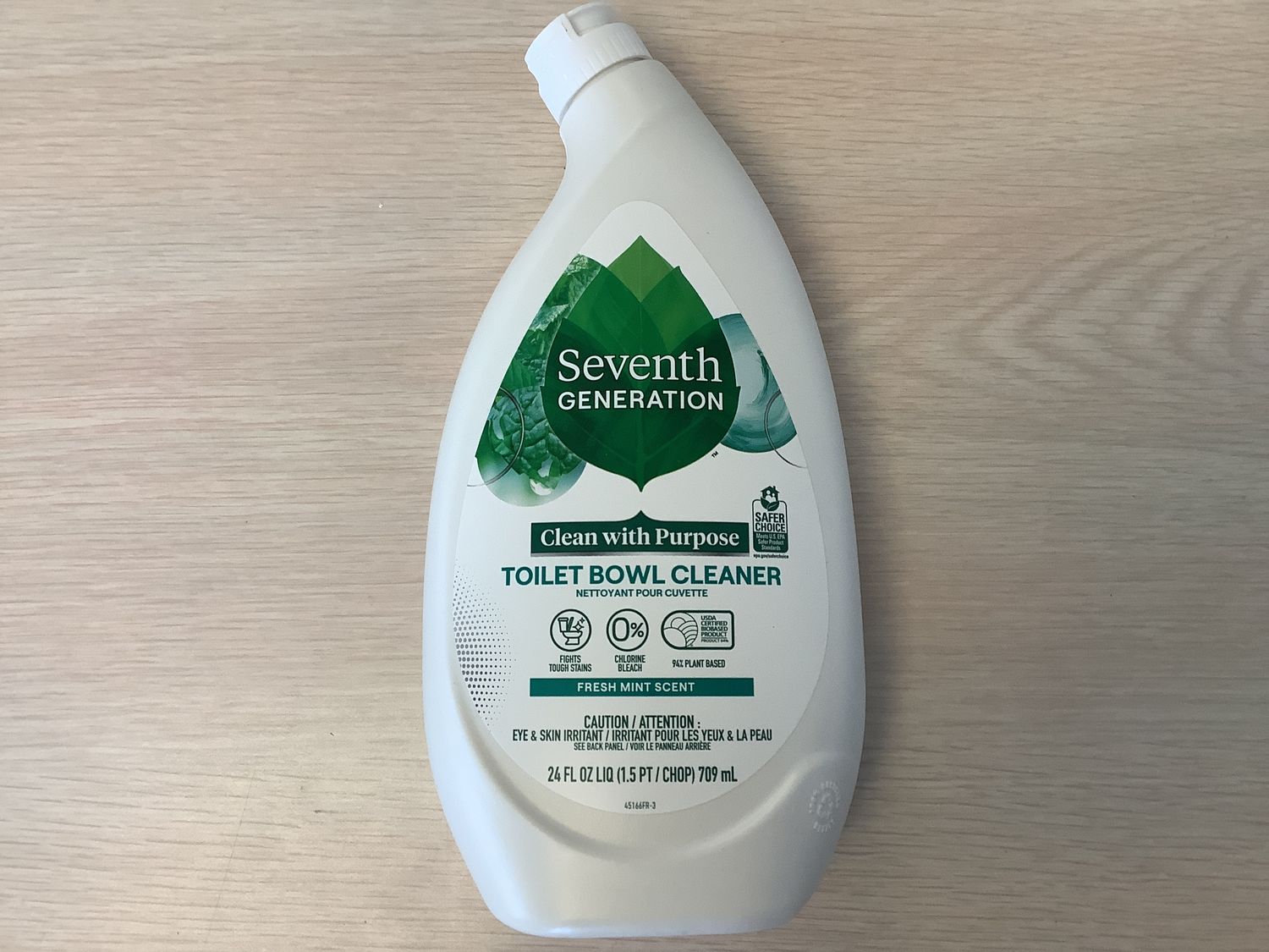 SEVENTH GENERATION TOILET BOWL CLEANER MINT 24 OZ