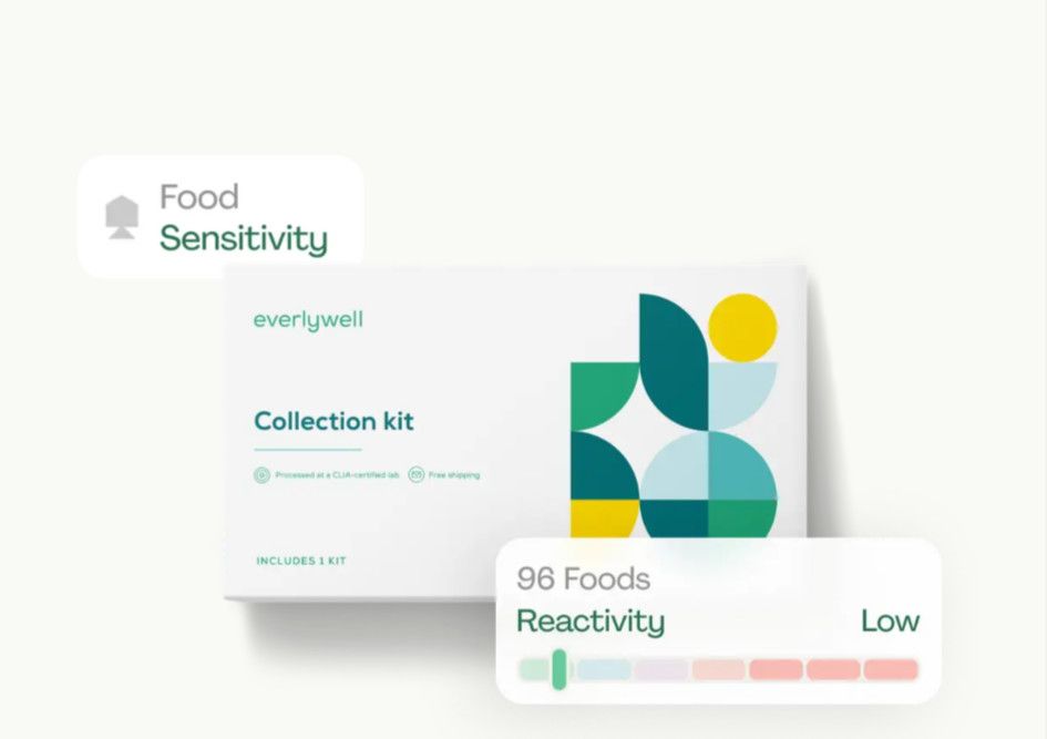 Everlywell Food Sensitivity Comprehensive Test - 96 Different Foods