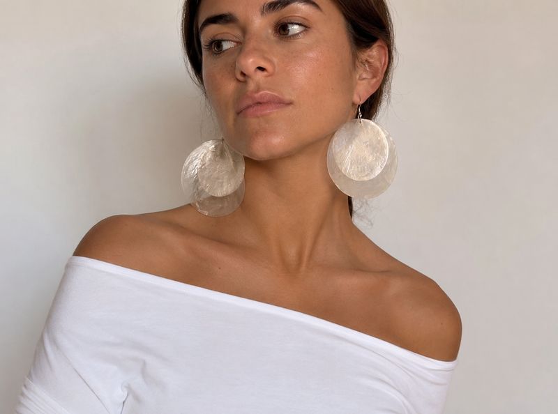 Pendientes Nácar