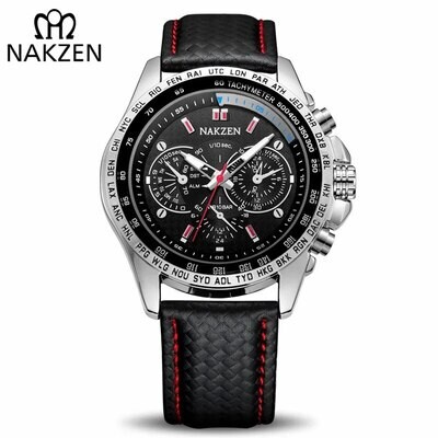NAKZEN Brand Luxury Men Quartz Watches Man Sport Casual Wrist Watch Luminous Waterproof Watch Male Clock Relogio Masculino
