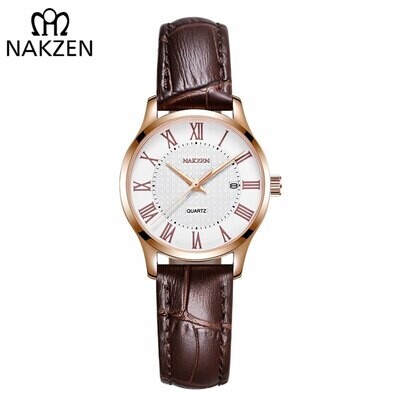 NAKZEN Brand Elegant Women Quartz Watch Ladies Fashion Wristwatch Sapphire Movement Female Dress Watches relogio feminino