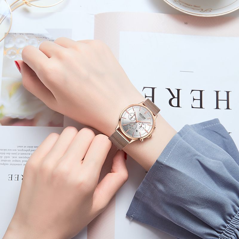 MEGIR Luxury Women Watches Chronograph Waterproof Quartz Ladies Sport Casual Wristwatch Female Dress Clock 24-hour Relogio Feminino 2011