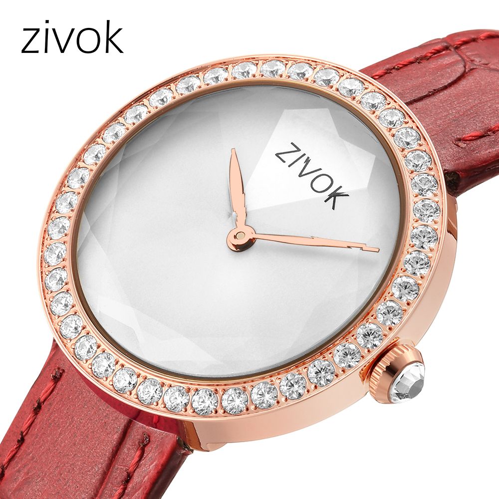 ZIVOK Fashion Watch For Woman Leather Strap Casual Sports Wristwatch Romantic Clock Women&#39;s Watches Montre Femme