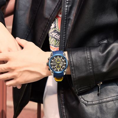 Recensioni Orologio multifunzionale MEGIR da uomo, cronografo sportivo