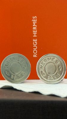 Hermès "Sellier" clip-on earrings