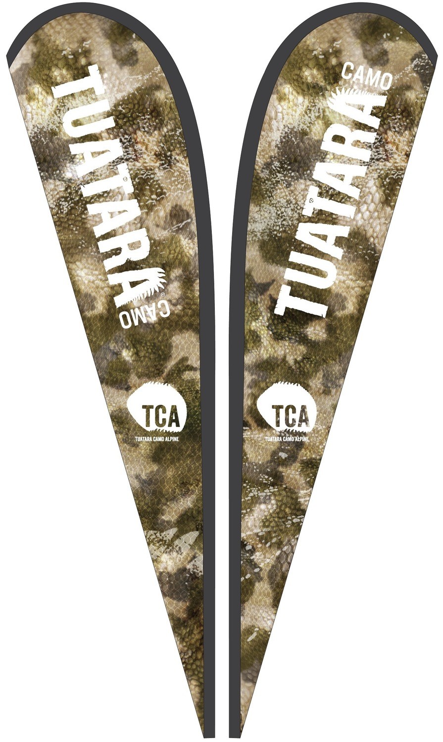 Teardrop 5.0m Double Sided. From $320+gst. including pole &amp; bag.