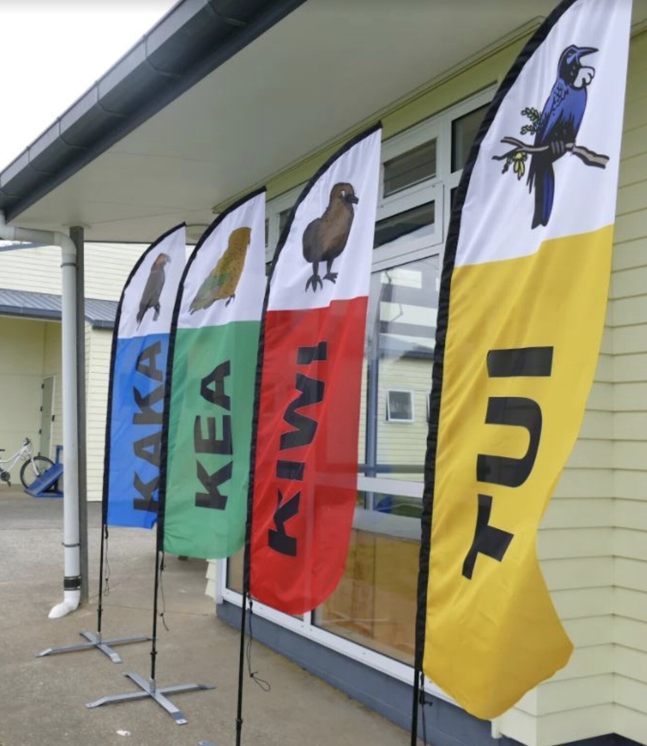 Feather 2.5m Single Sided. From $190+gst. including pole &amp; bag.