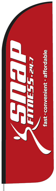 Feather 3.8m Single Sided. From $230+gst. including pole &amp; bag.