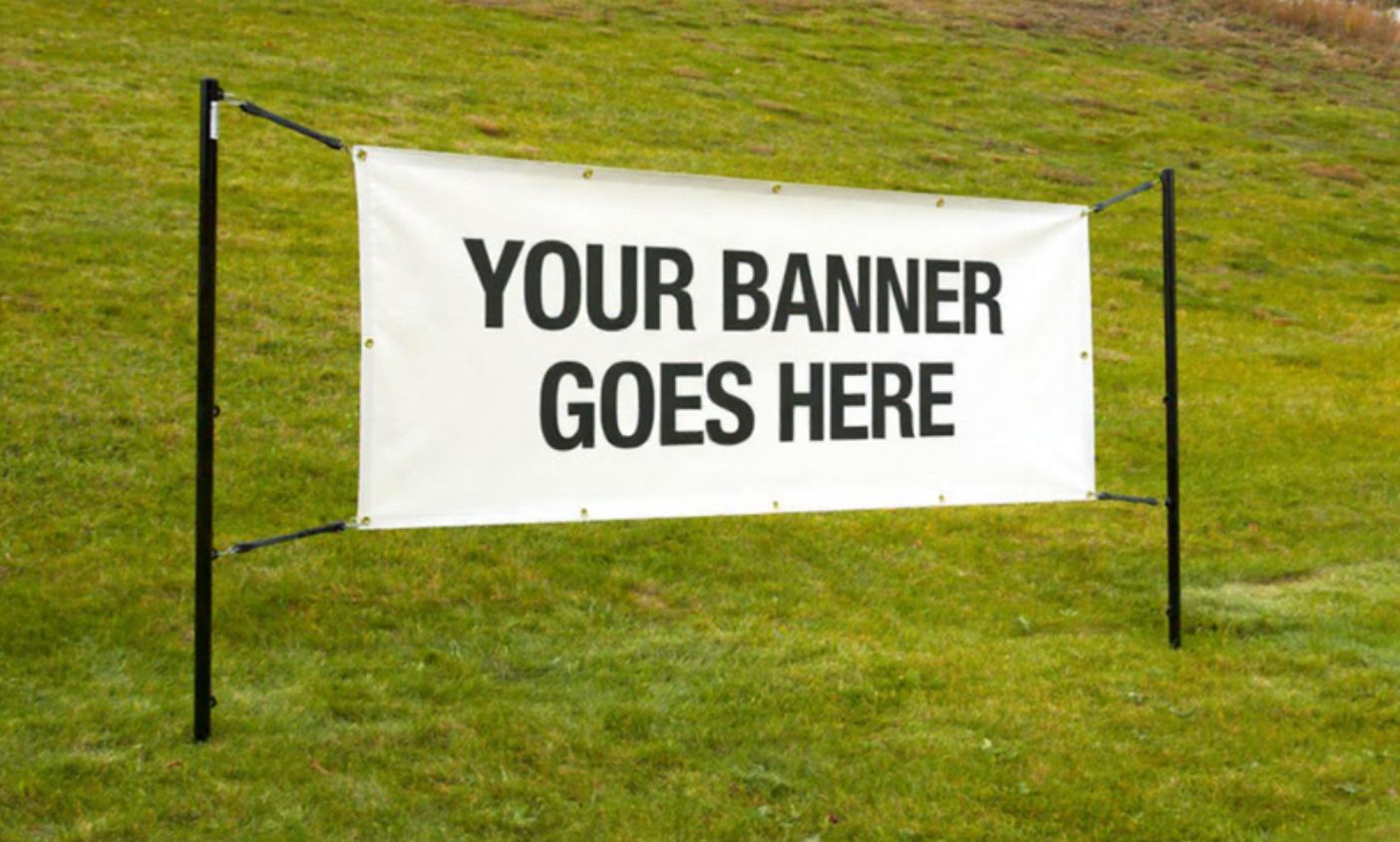 OUTDOOR BANNER - November arrival, taking orders now. NEW PRODUCT.