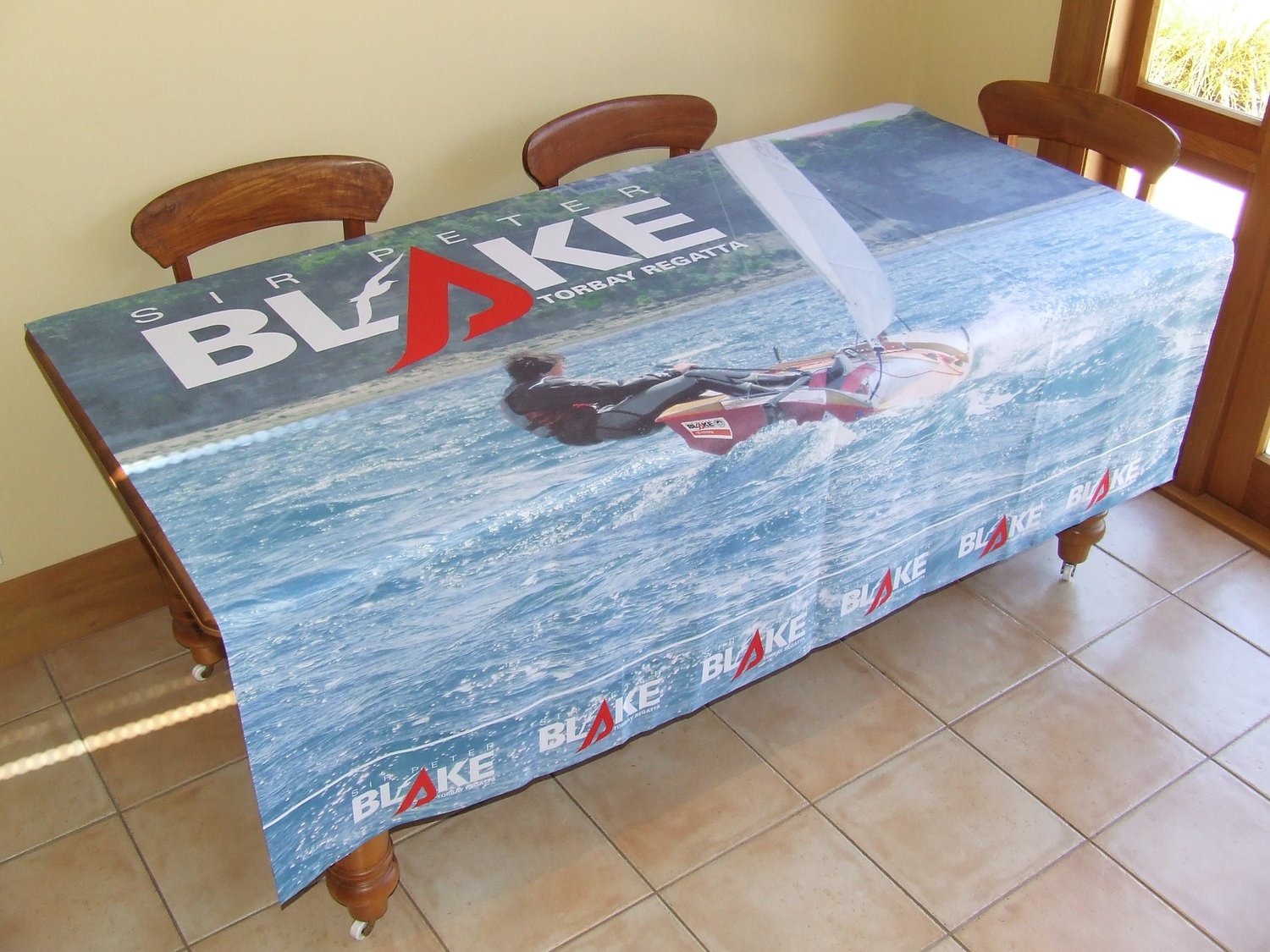 Blake table top banner
