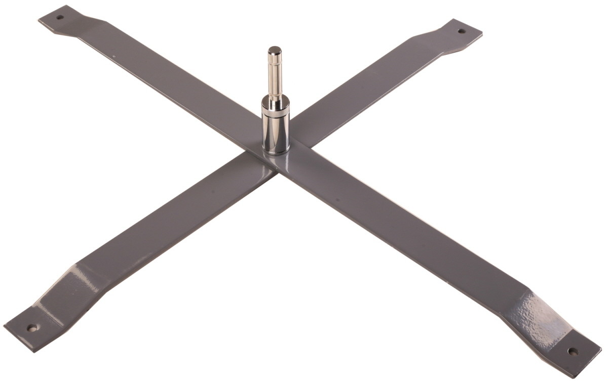 Heavy Duty 5kg Steel X Base Mount. WITH ROLLER BEARINGS! From $60.00!