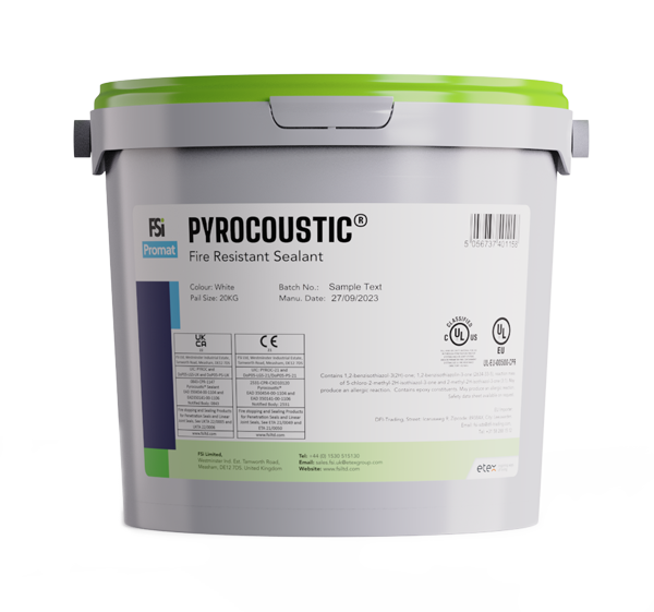Pyrocoustic Trowel Grade Coating