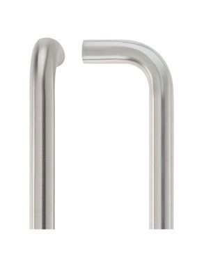 19mm D Pull Handle Grade 304 Bolt Through Fixings - 150mm