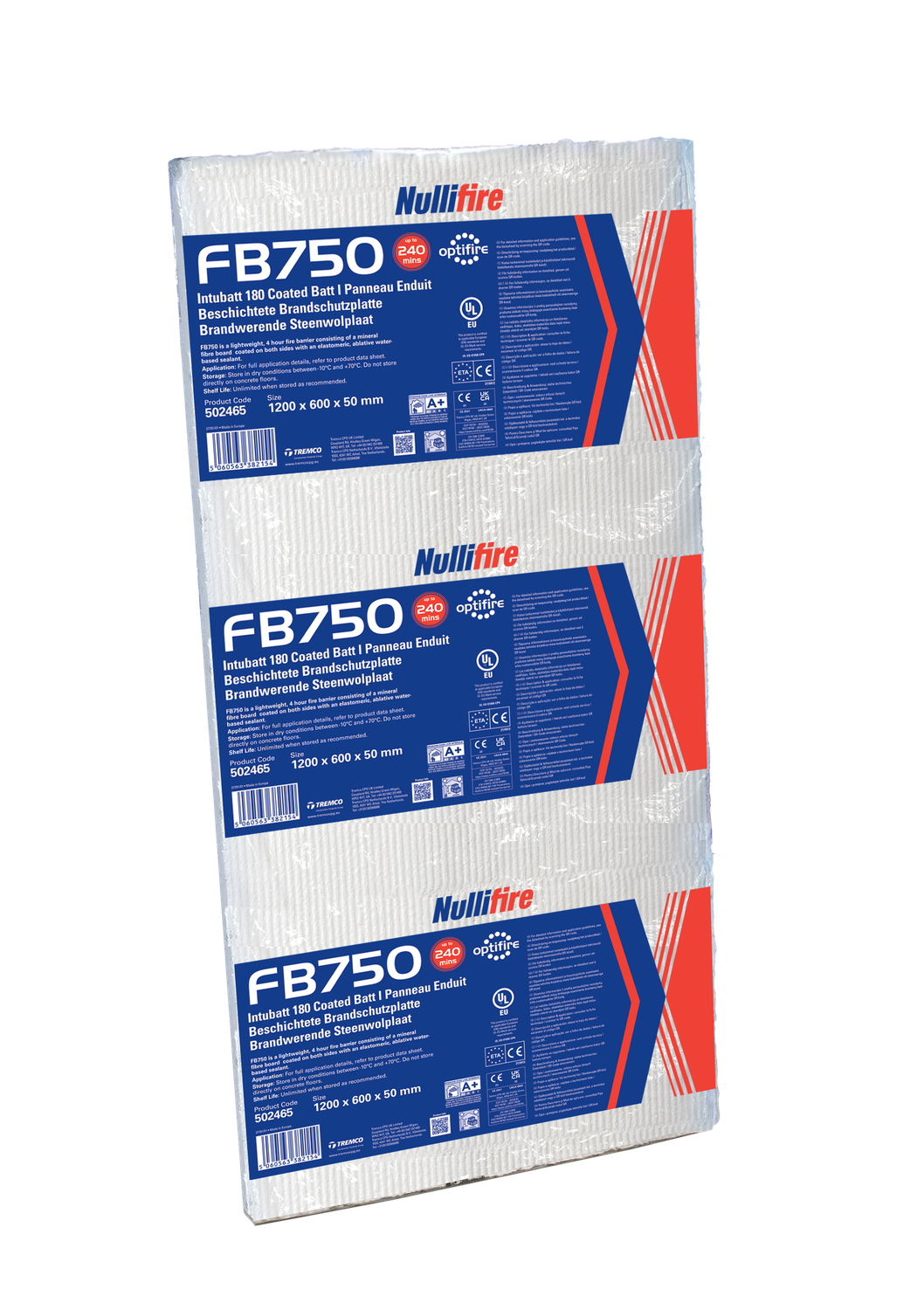 Nullifire FB750 Intubatt 1 - 180kg 1200 x 600 x 50 mm