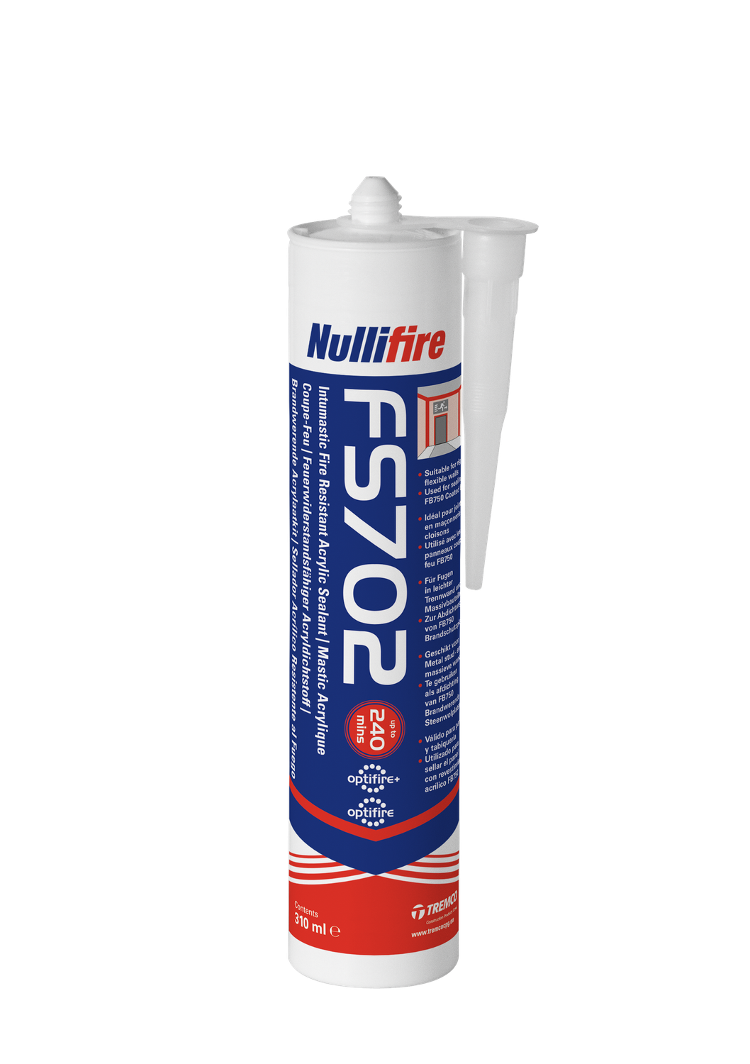Nullifire FS702 Intumastic - White  (Box 25)