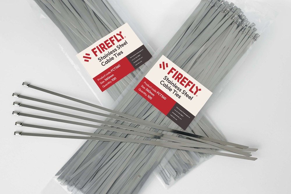 Firefly - Steel Cable Ties FCT840 4.6x840mm (x100)
