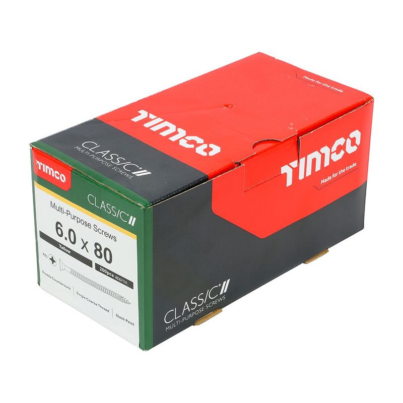 PZ Multi Purpose Screws 6.0 x 80mm