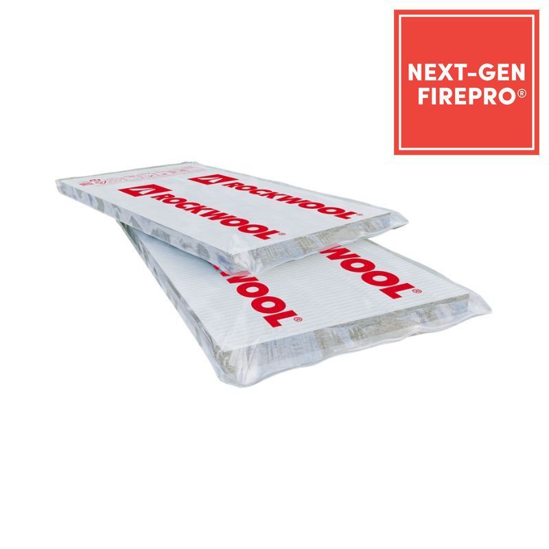 Rockwool FirePro CB50 Coated Batt 50mmx600mmx1200mm
