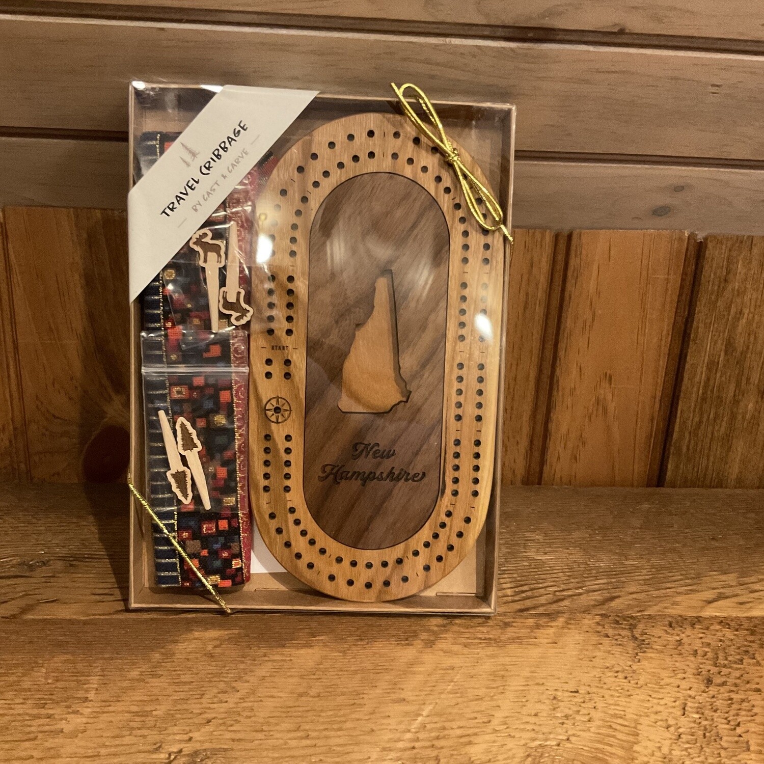 NH TRAVEL CRIBBAGE BOARD