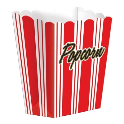Large Movie Night Popcorn Boxes 8ct